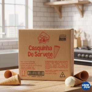Casquinha Baunilha Ster Bom 300un