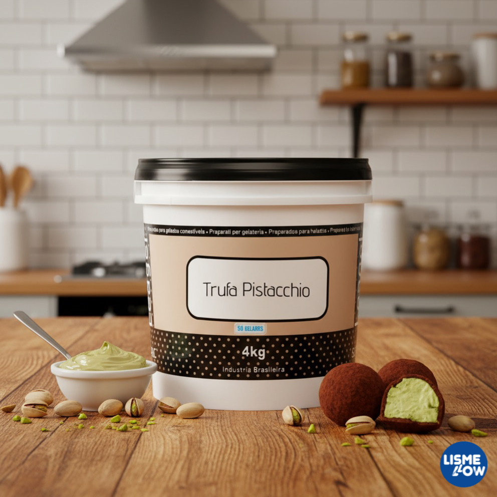 Recheio Creme De Pistache Trufa Pistacchio Leagel 4kg