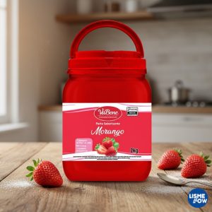 Pasta Saborizante Morango Vabene 2kg