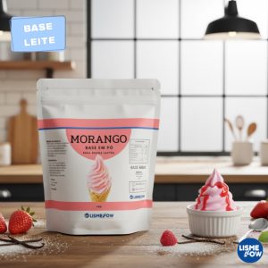 Pó p/ preparo de Bebida Láctea Morango BASE LEITE Lismellow 1kg