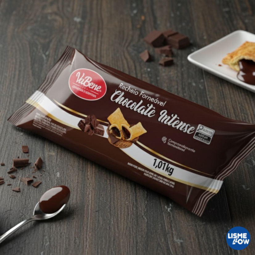Recheio Forneável Chocolate Intense Vabene 1,01kg