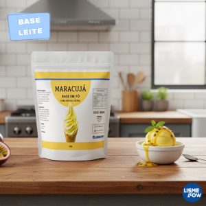 Pó p/ preparo de Bebida Láctea Maracujá BASE LEITE Lismellow 1kg