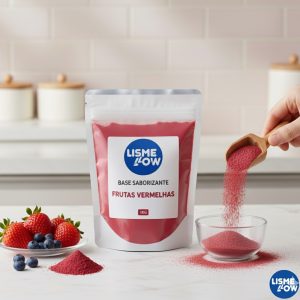 Base Saborizante Frutas Vermelhas Lismellow 1kg